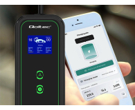 Qoltec Mobilna ładowarka EV z regulacją 2w1 Typ2 (11kW, 3 fazy, 5m) - 1483428 - zdjęcie 8